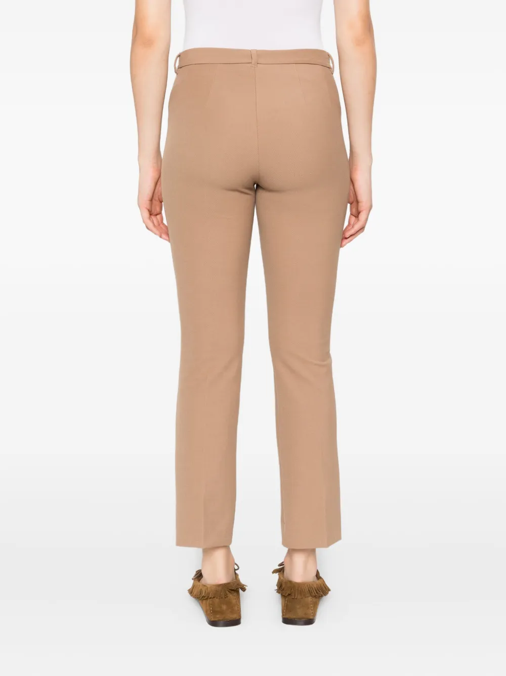 'S Max Mara Felice cropped broek Bruin