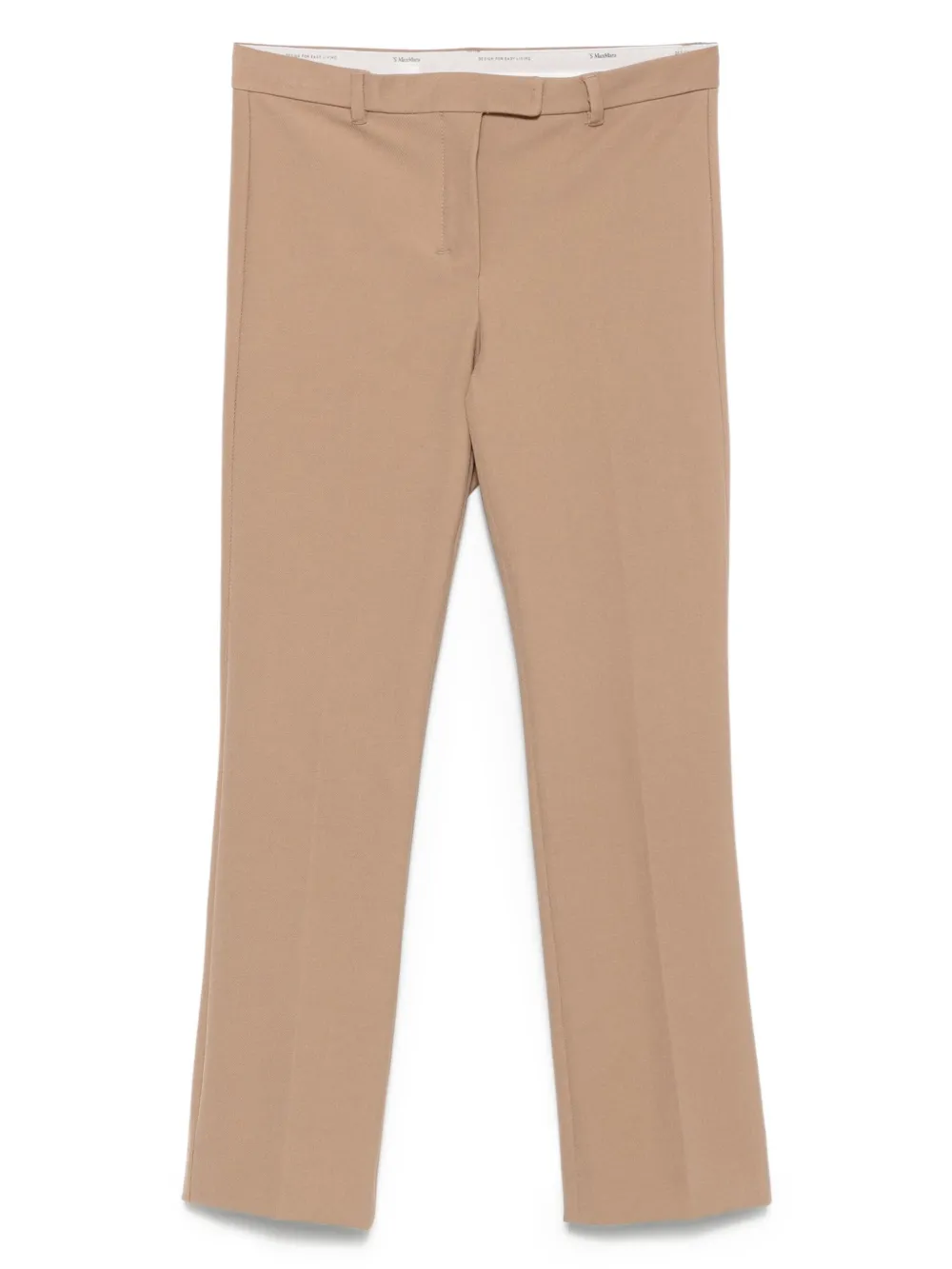 'S Max Mara Felice cropped broek Bruin