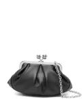 Weekend Max Mara pleated metal-top shoulder bag - 007 SCURI