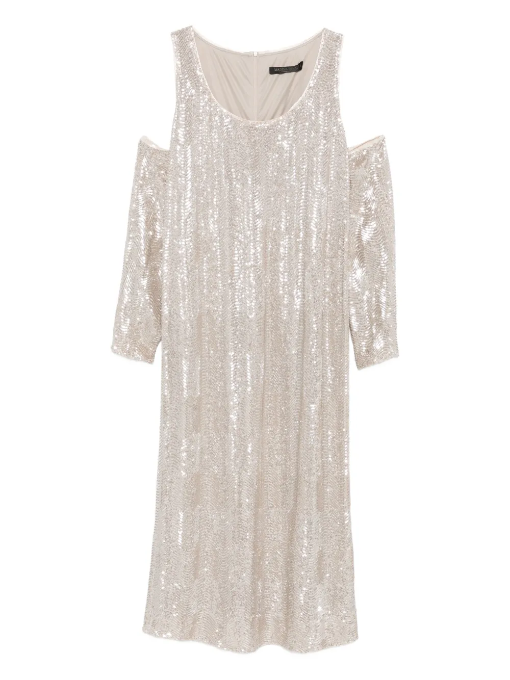 sequin-embellished midi dress