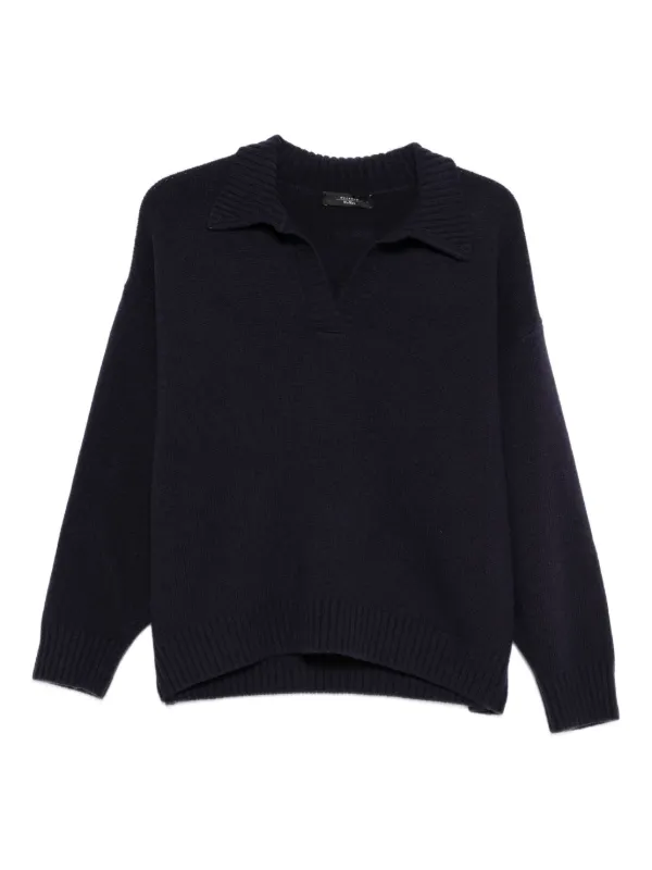 Weekend Max Mara Klassischer Pullover Blau FARFETCH DE