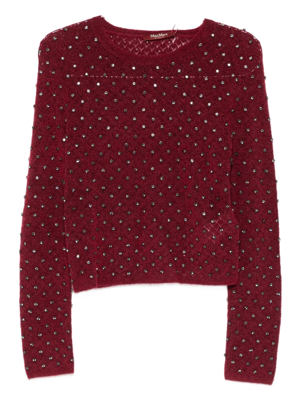 Max Mara Rally Sweater In Red