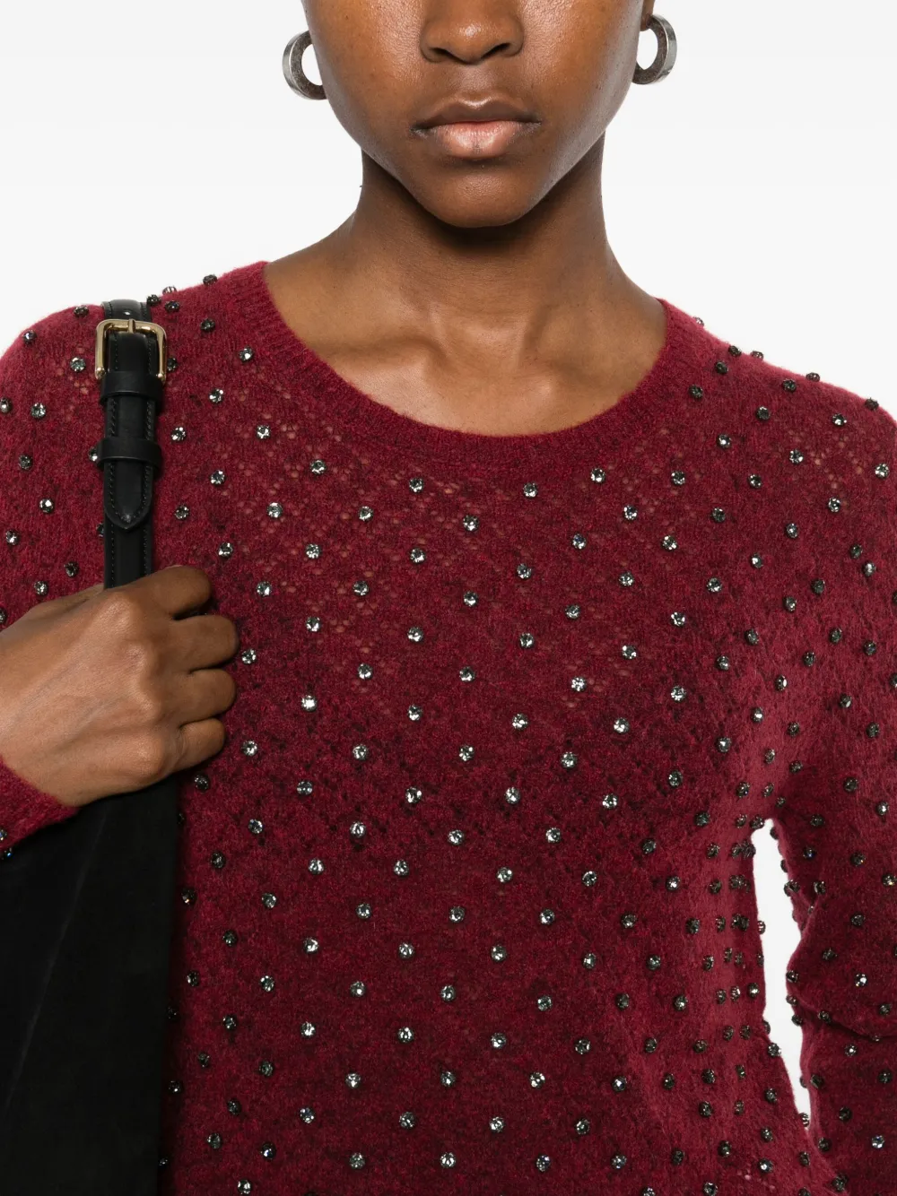 Max Mara Rally Sweater In Red
