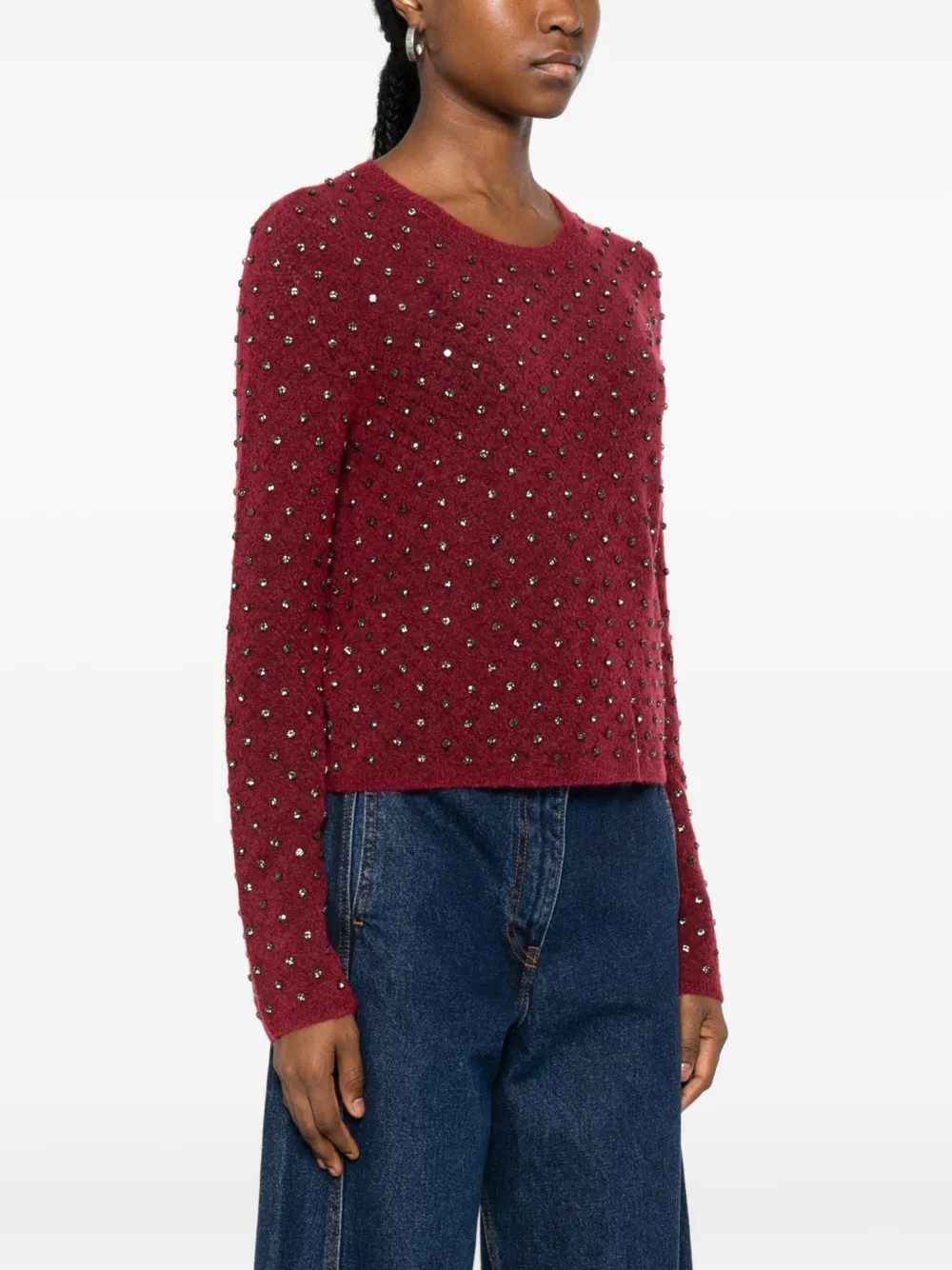 Max Mara Rally Sweater In Red
