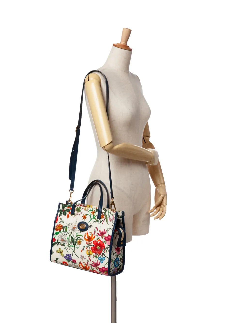 Gucci Pre-Owned 2000-2015 Medium Canvas Flora satchel | Pre-Owned | Image 2