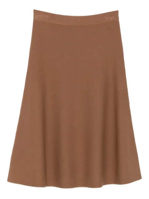 Max Mara flared knit skirt