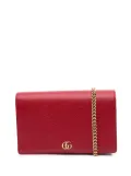 Gucci Pre-Owned 2016-2024 GG Marmont Leather Wallet On Chain crossbody bag - Red