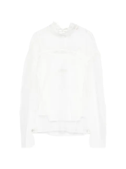 TWINSET — lace ruffled knitwear