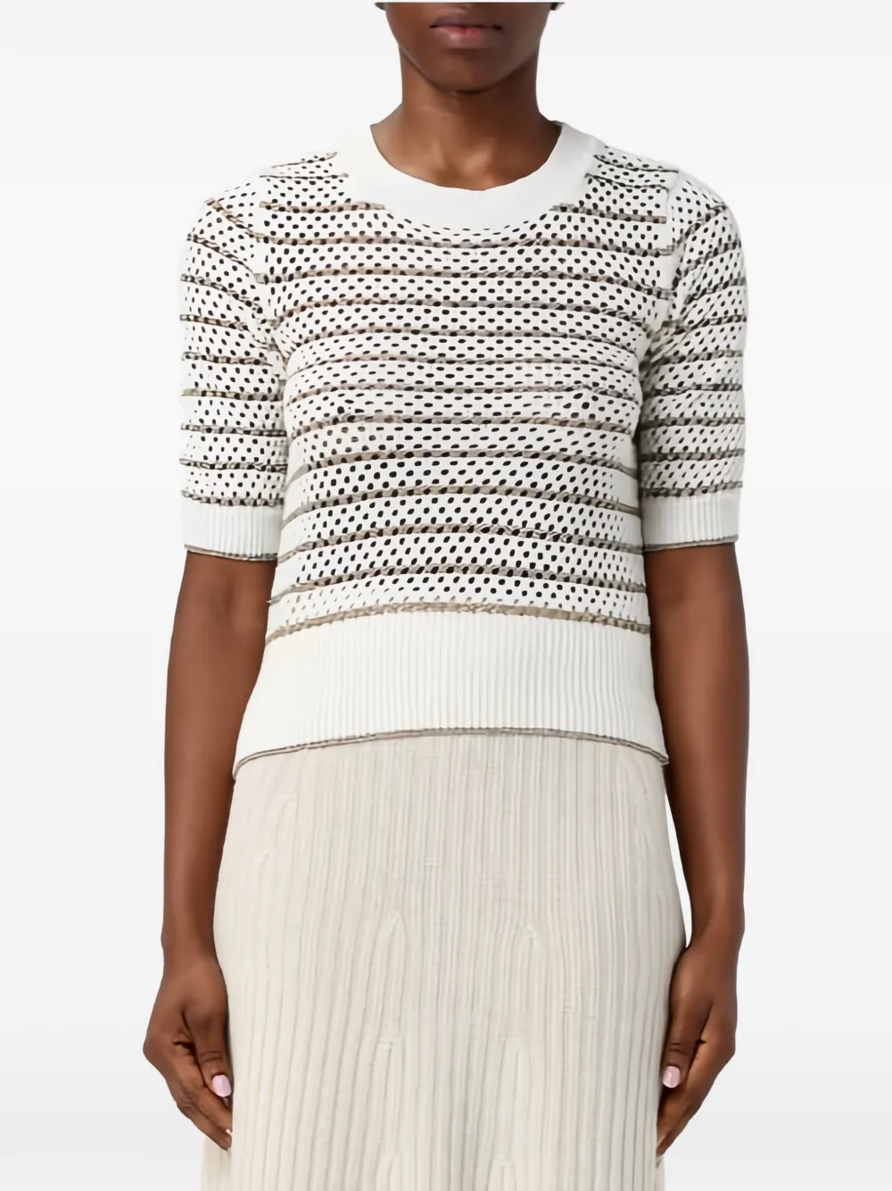 Twinset Twin-set Sweaters In White