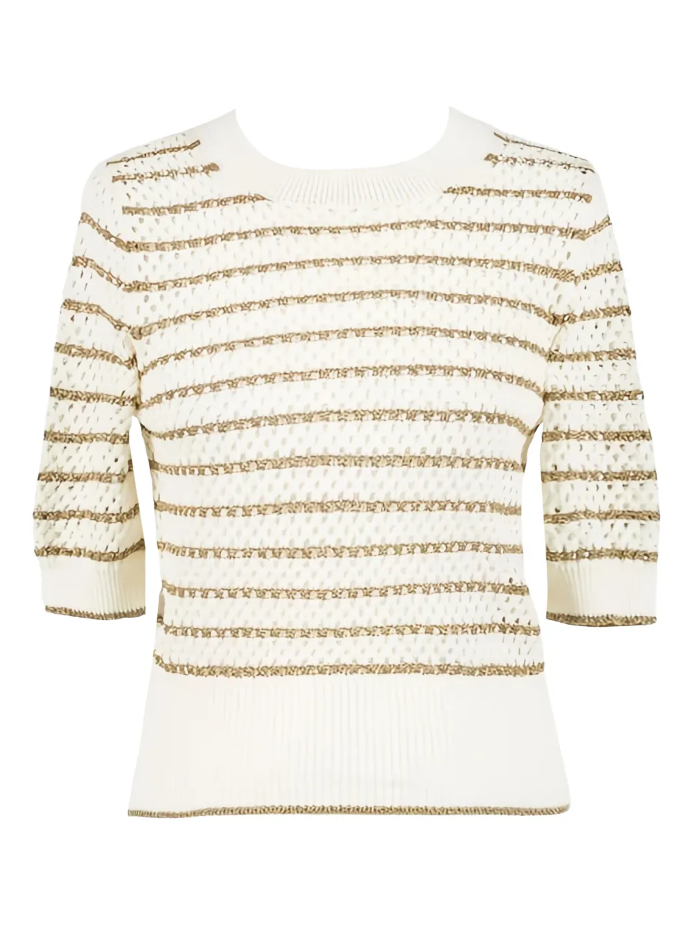 TWINSET striped knitwear - Bianco