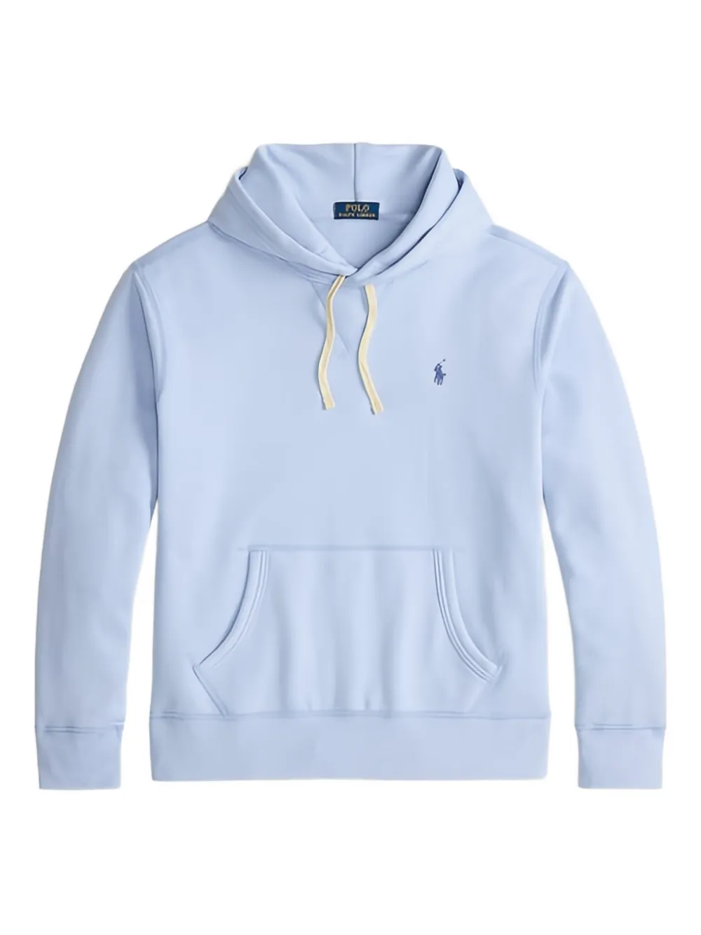 Ralph Lauren Collection logo-embroidered hoodie Blauw