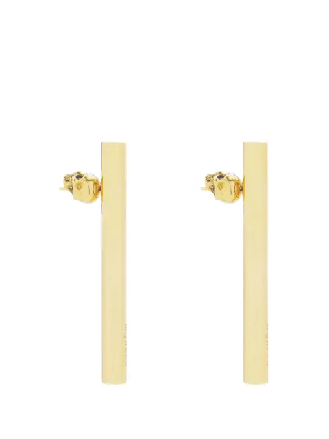 Alexander McQueen Hängeohrringe mit Totenkopf