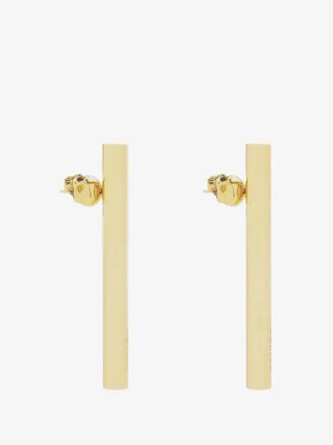 Alexander McQueen skull drop earrings
