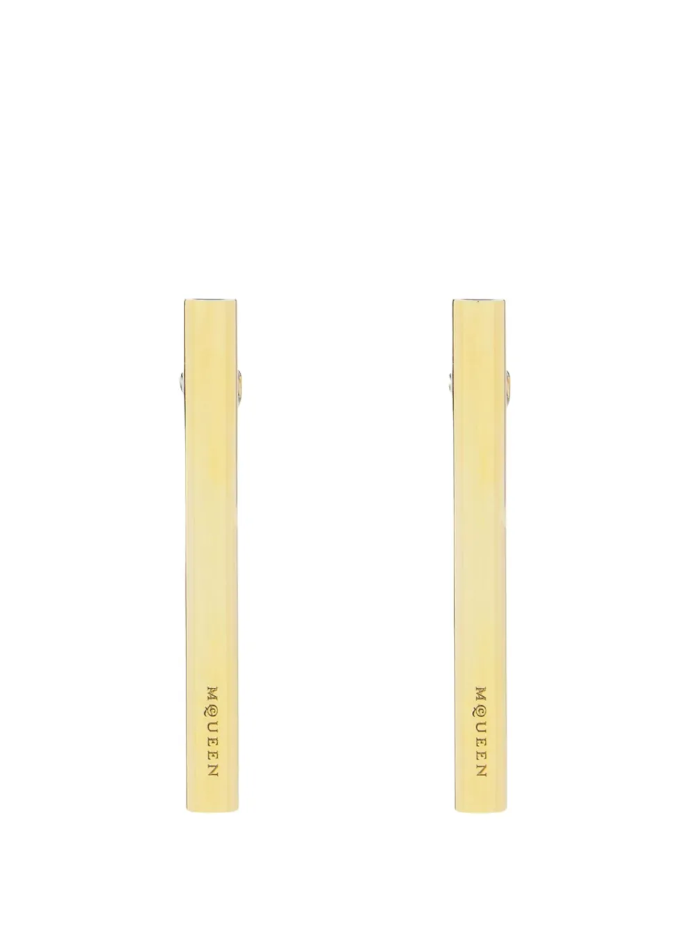 Alexander McQueen スカル ドロップピアス ゴールド　　25ss Alexander McQueen スカル ドロップ ピアス | ゴールドトーン