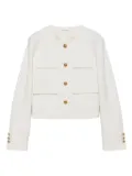 P.A.R.O.S.H. buttoned flap-pockets jacket - White