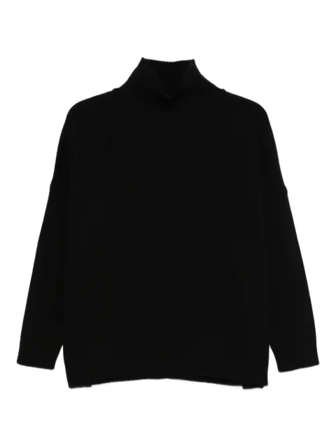 Weekend Max Mara pull côtelé à col montant