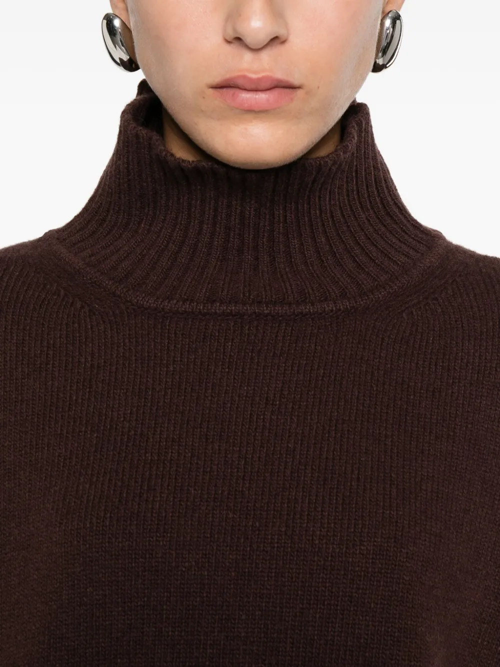 Weekend Max Mara Turtleneck Sweater In Brown