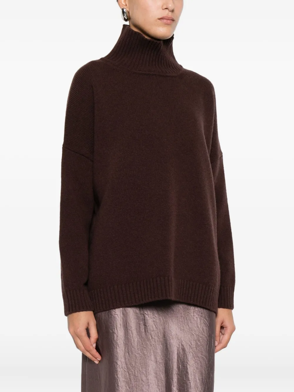 Weekend Max Mara Turtleneck Sweater In Brown