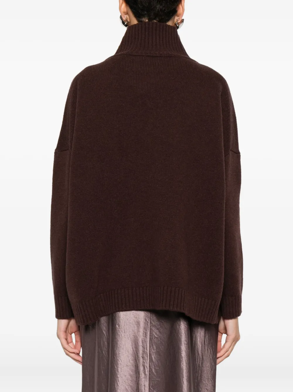 Weekend Max Mara Turtleneck Sweater In Brown