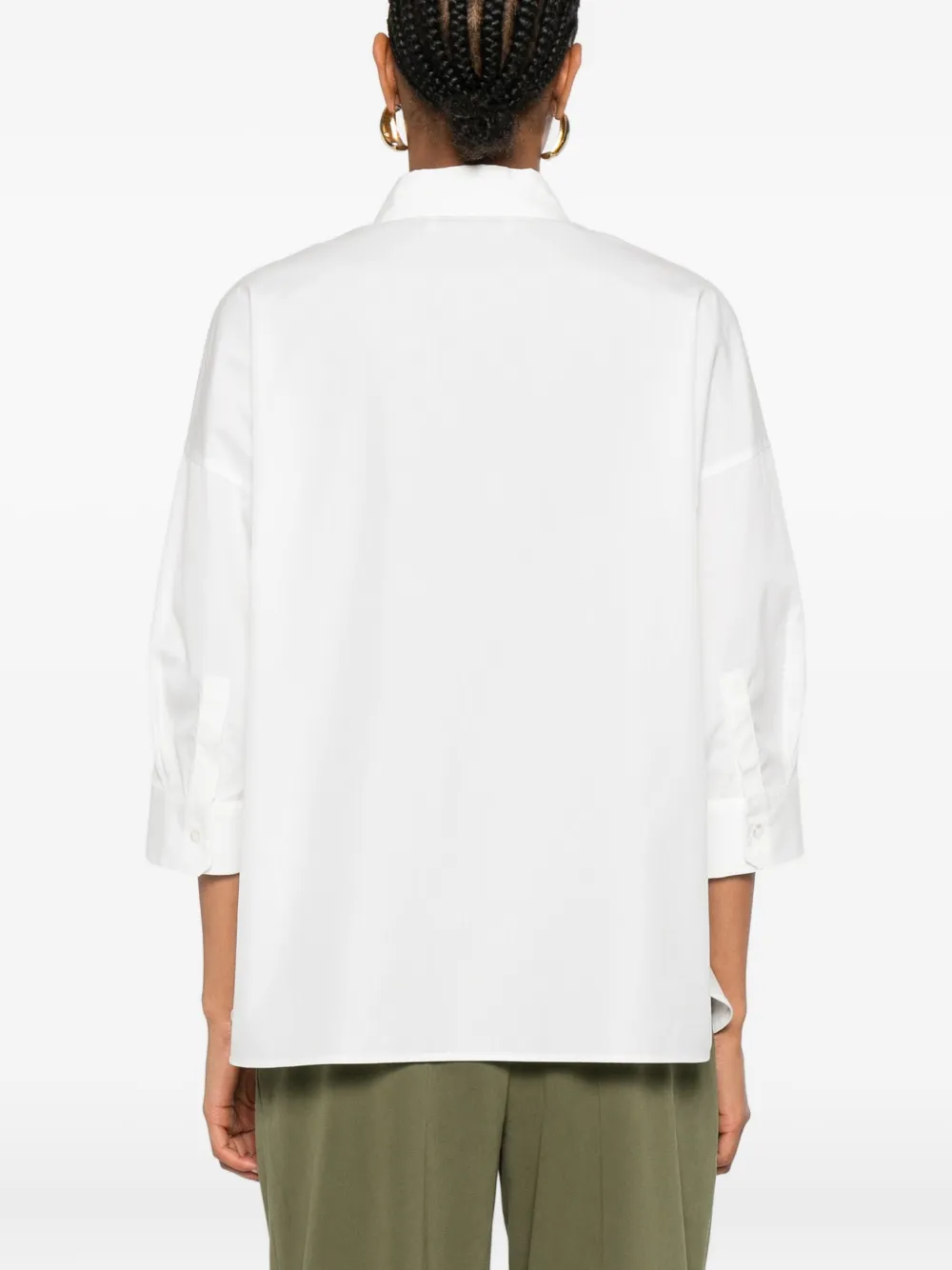 Weekend Max Mara Blouse met cropped mouwen Wit