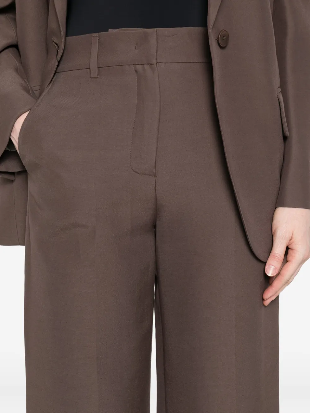 Weekend Max Mara Broek met zakken aan de voorkant Bruin