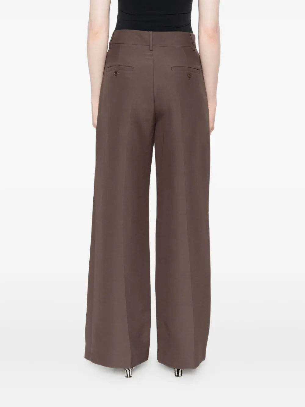 Weekend Max Mara Broek met zakken aan de voorkant Bruin