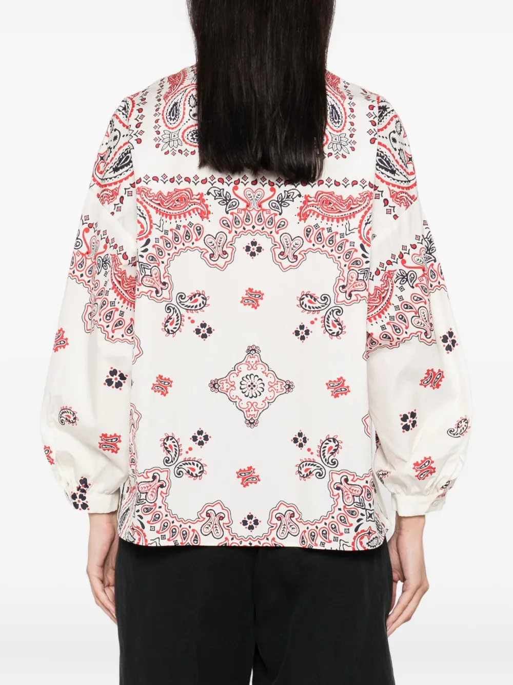 Weekend Max Mara paisley-print cotton shirt Beige