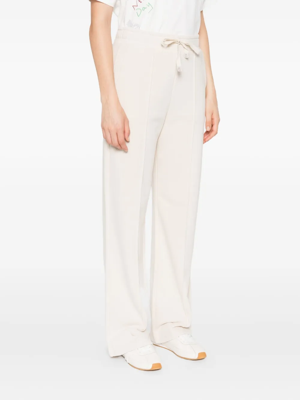 Weekend Max Mara Broek met trekkoord Beige