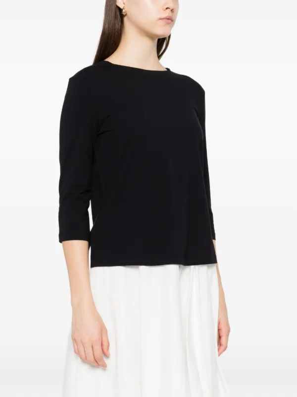 MaxMara マックスマーラ ブラック クロップドニット セーター 黒