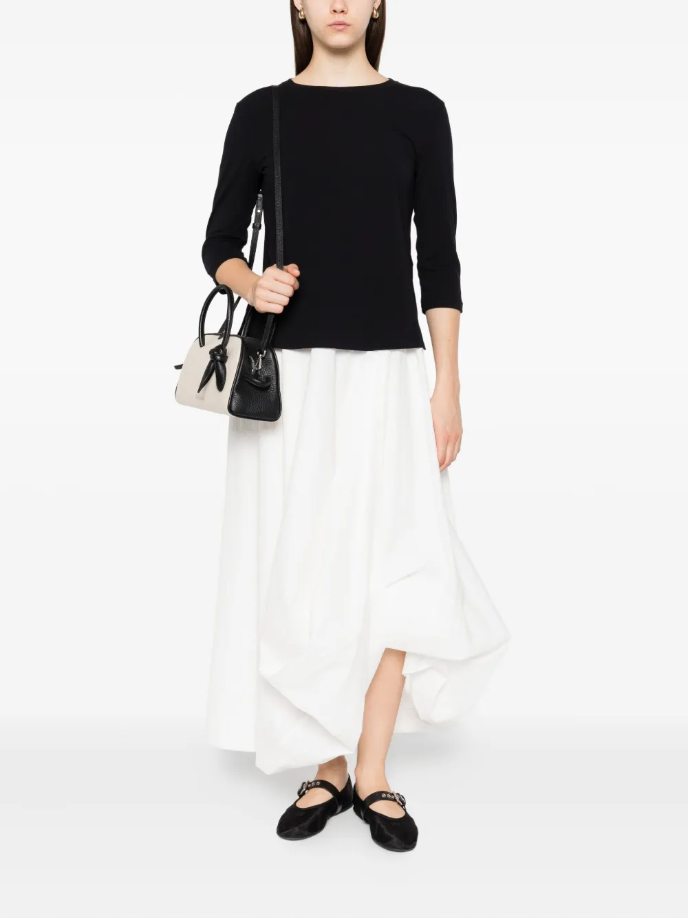 Weekend Max Mara Top met cropped mouwen Zwart