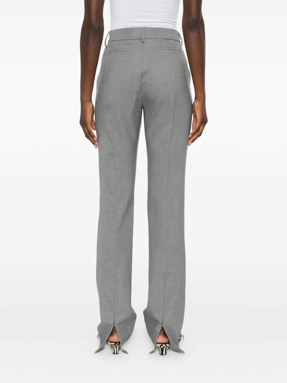 Sportmax Straight broek Grijs