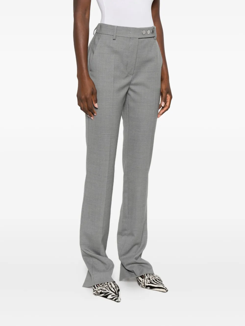 Sportmax Straight broek Grijs