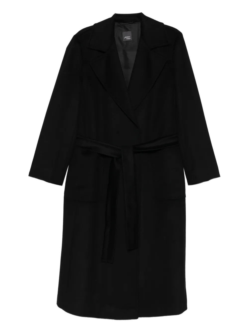 Marina Rinaldi Pirano belted pocket coat | Black | Image 1