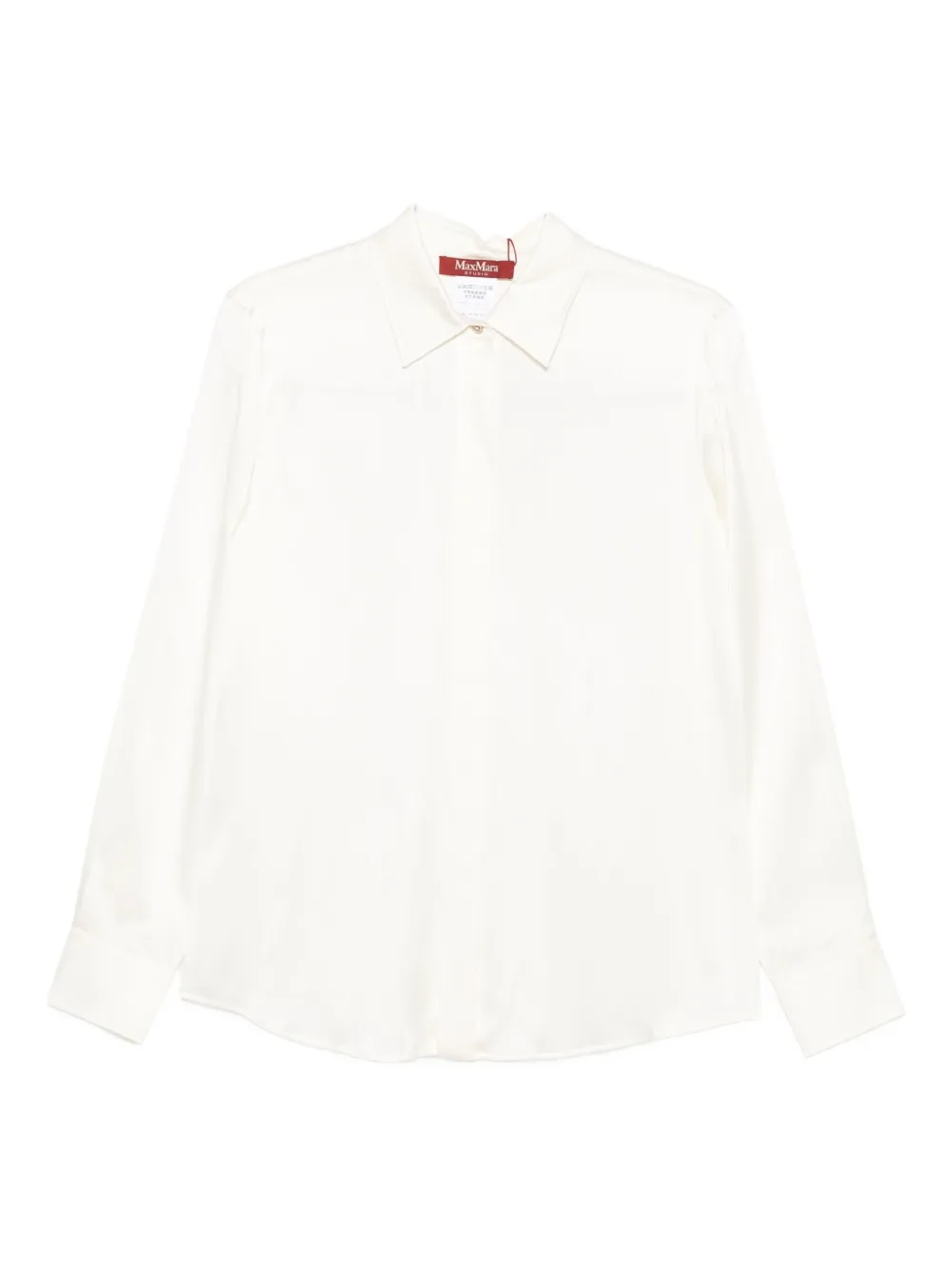 Max Mara Long-sleeve Shirt In White