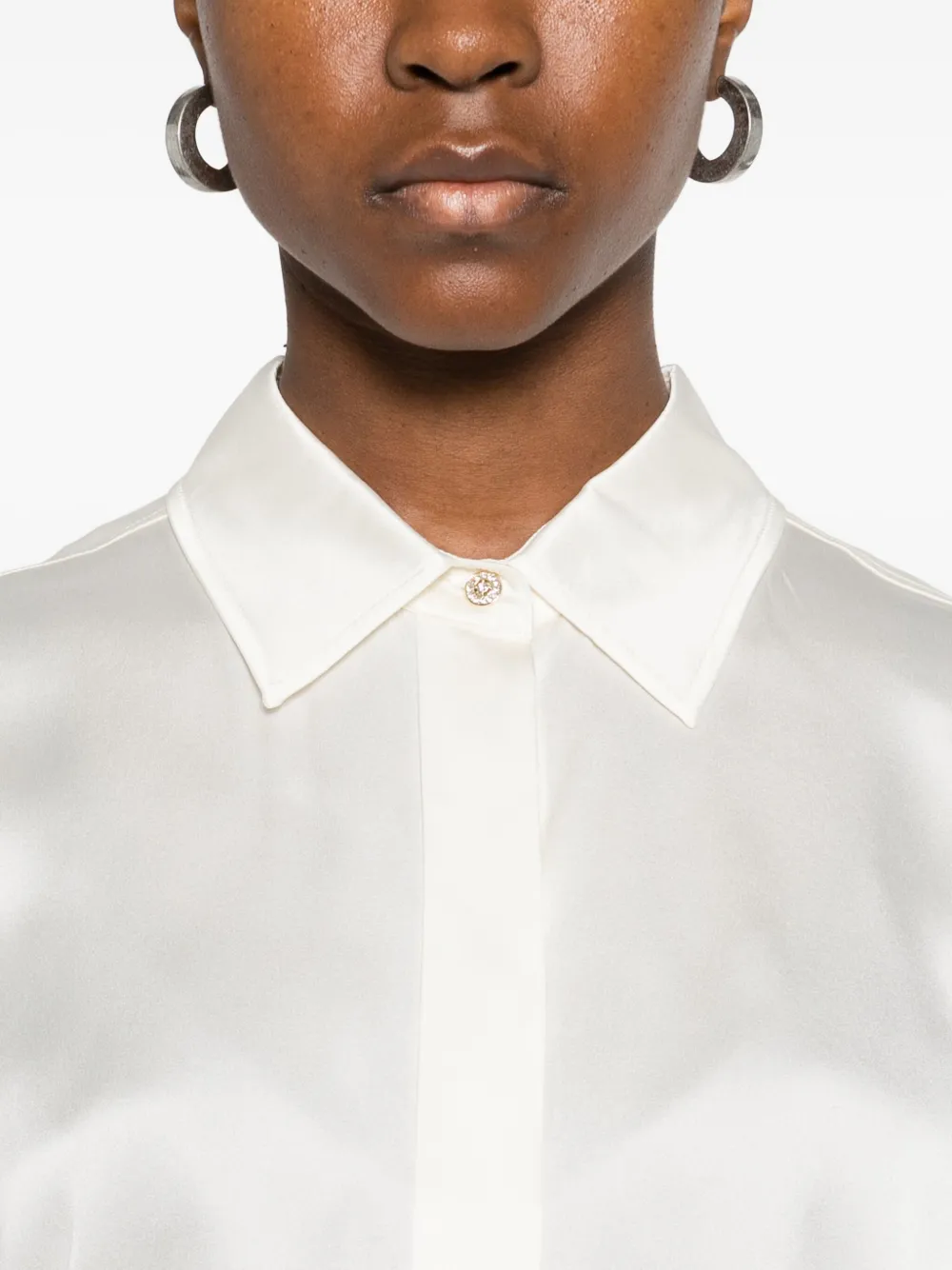 Max Mara Long-sleeve Shirt In White