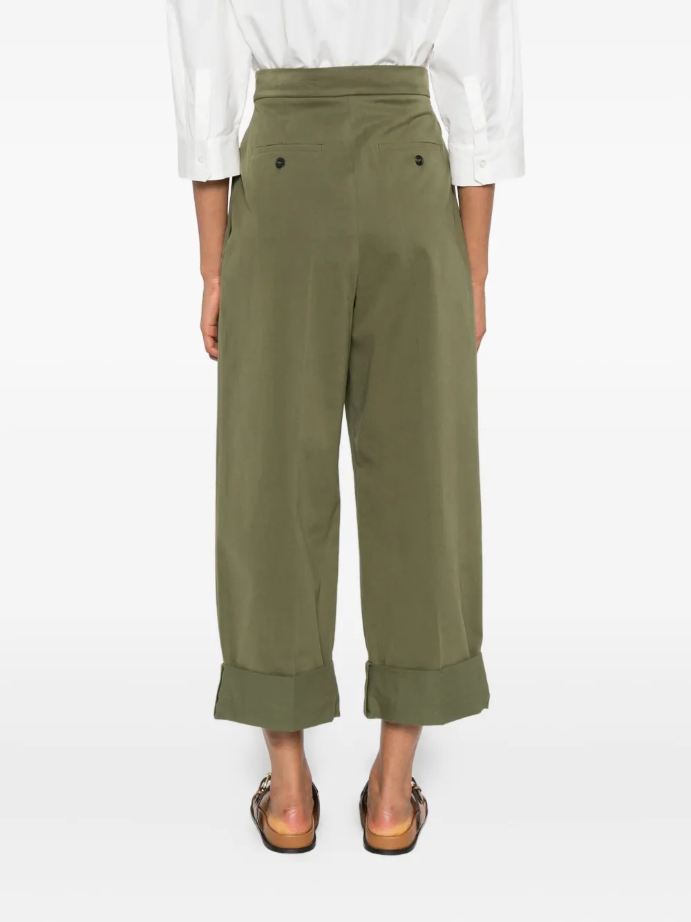 Weekend Max Mara Plooibroek Groen