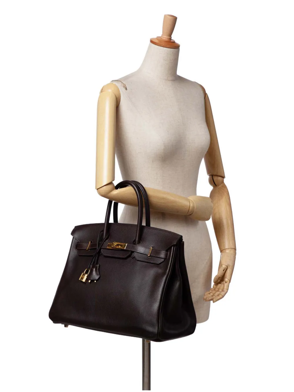 Hermès Pre-Owned 2009 Togo Birkin Retourne 35 handbag | Pre-Owned | Image 2