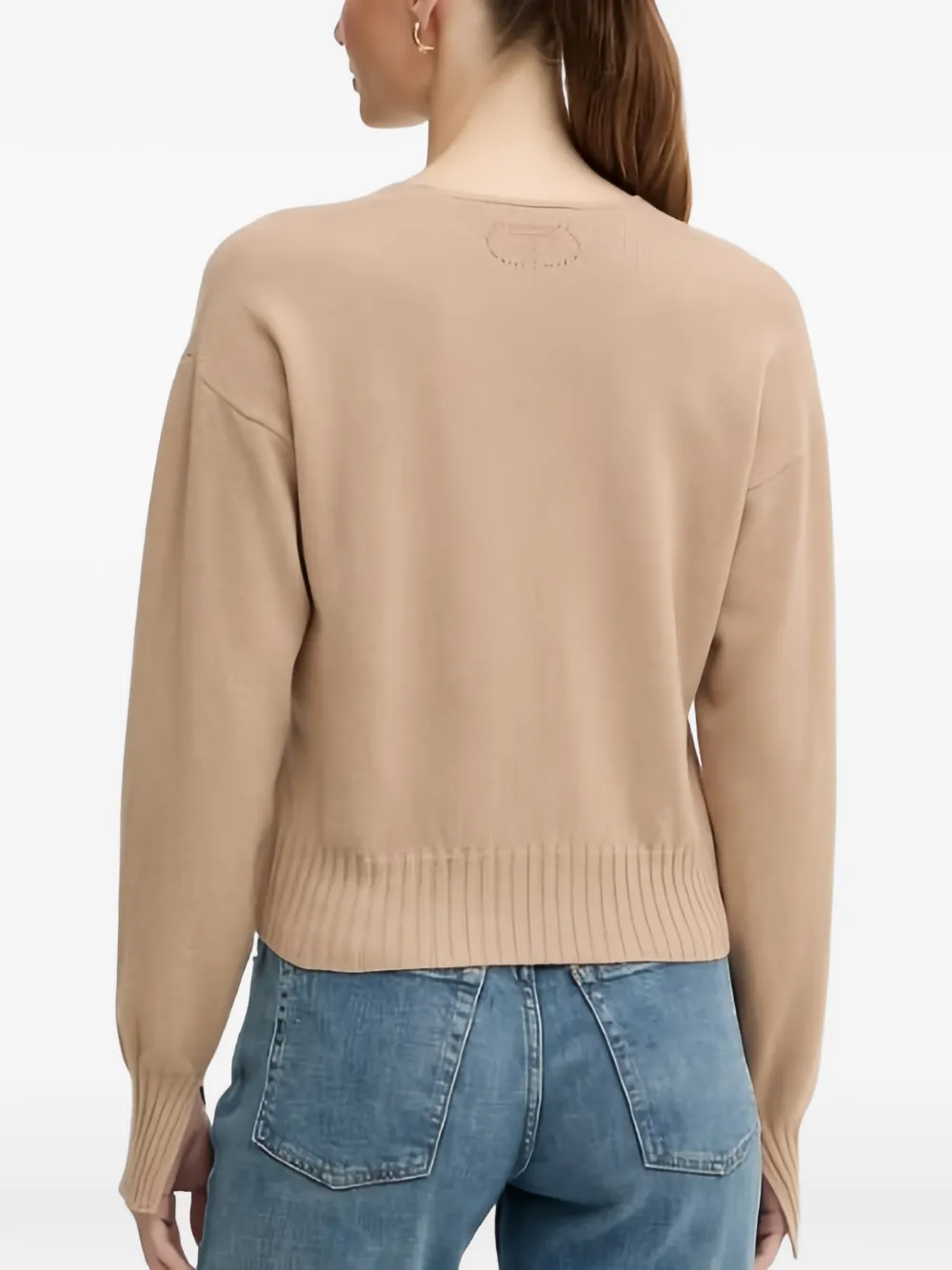 TWINSET ribbed-trim sweater | Knitted Sweaters | Image 2