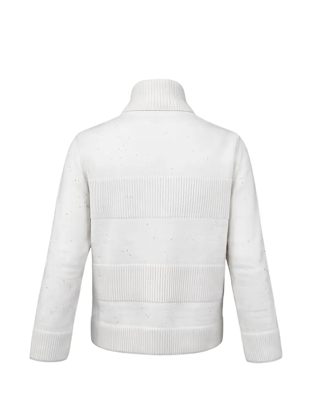  D.exterior Roll-neck Striped Sweater - Neutrals 