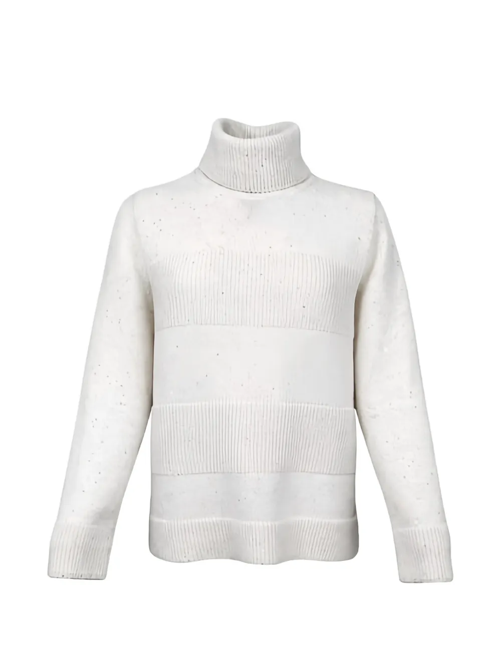 D.Exterior roll-neck striped sweater - Toni neutri