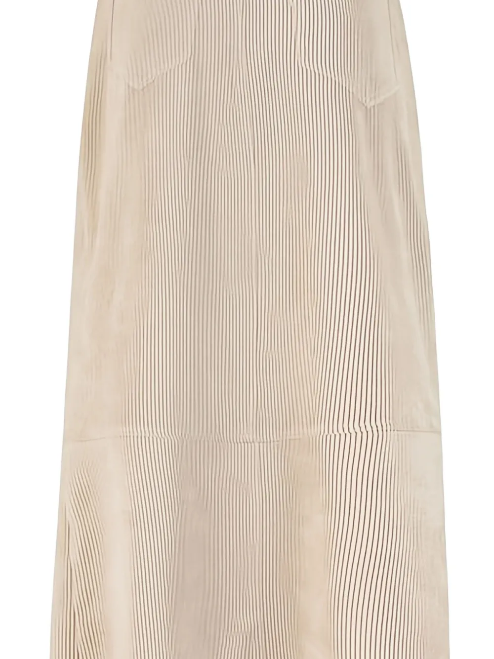 D.Exterior corduroy skirt - Beige