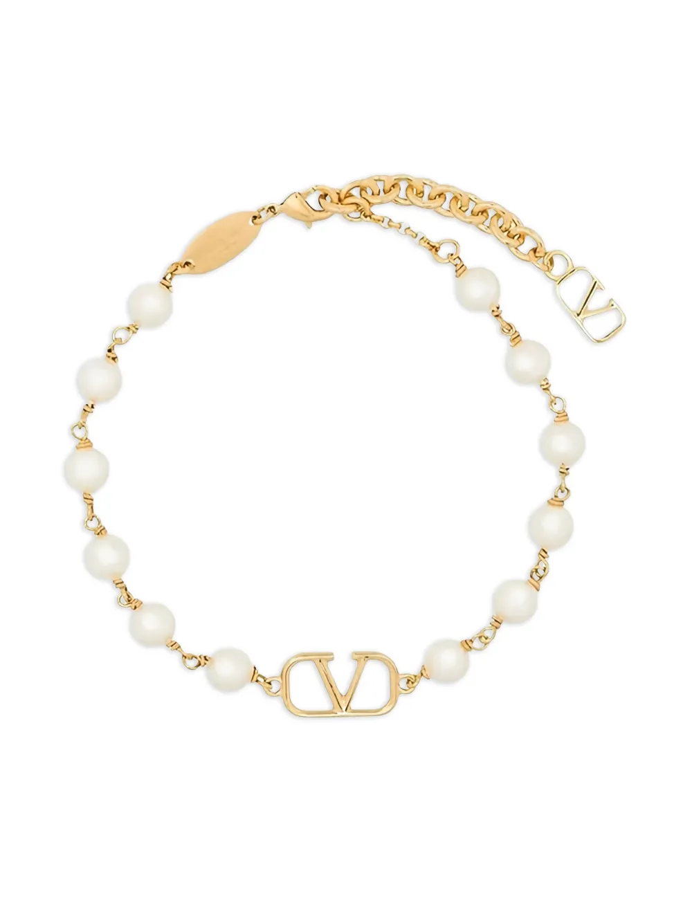 VLogo Signature pearl bracelet