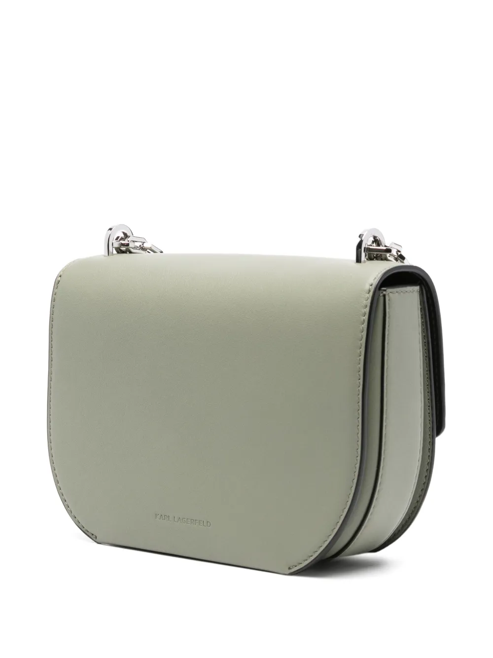 Karl Lagerfeld Leren crossbodytas Groen