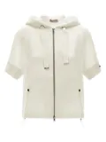 Herno hooded zip-front jacket - Neutri