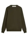 Golden Goose crew-neck logo sweater - Green