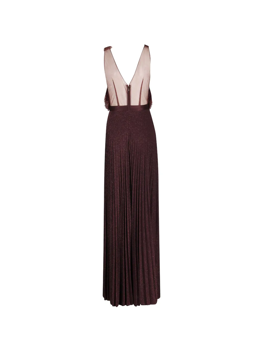 Elisabetta Franchi Mini-jurk met knoopdetail Bruin