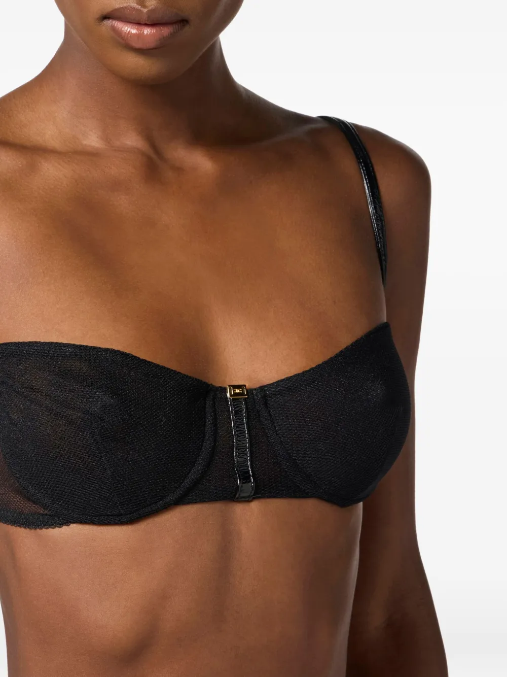 Elisabetta Franchi brasier traslúcido de malla | Image 2