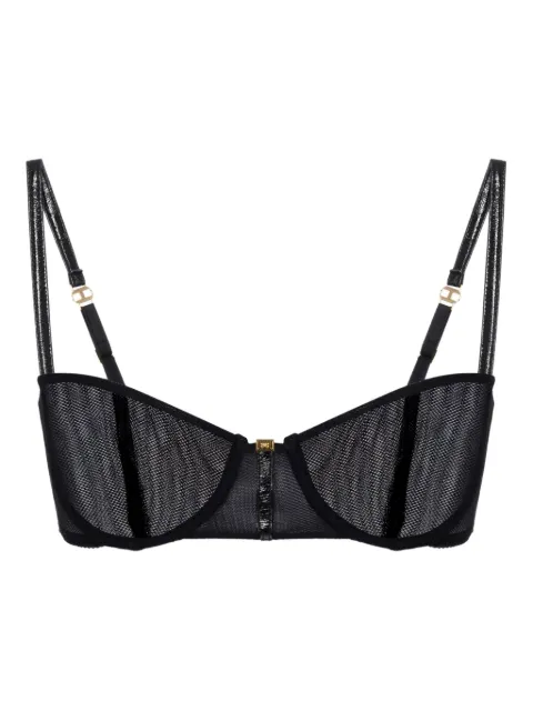 Elisabetta Franchi sheer mesh underwired bra