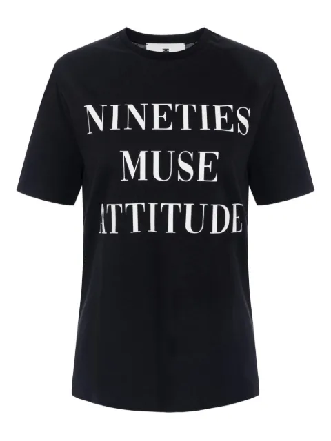 Elisabetta Franchi slogan-print T-shirt