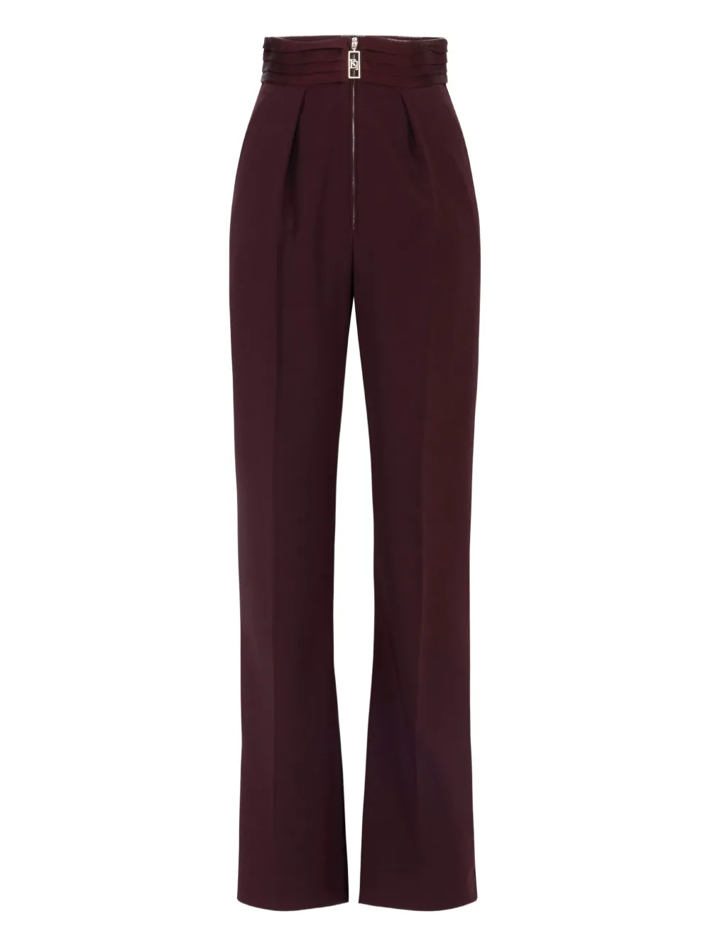 Elisabetta Franchi high-waisted tailored trousers | Red | Image 1